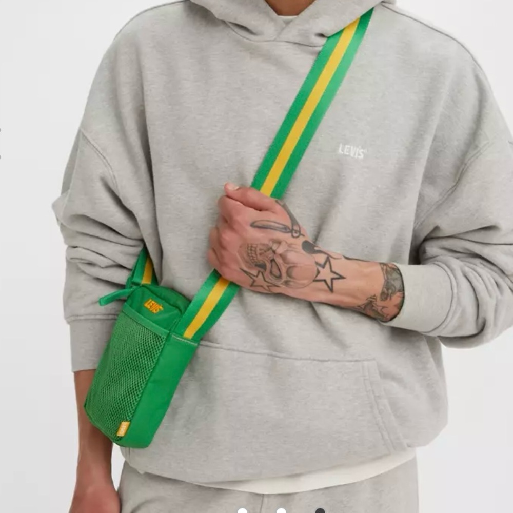 🆕 Levi’s Gold Tab Mini Crossbody Bag in Green